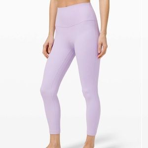 EUC Lululemon Align Pant 25" lavender dew size 4